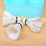 品战甲鹅毛羽毛球超级耐打量大飞行稳定一筒12个羽毛球(白色)